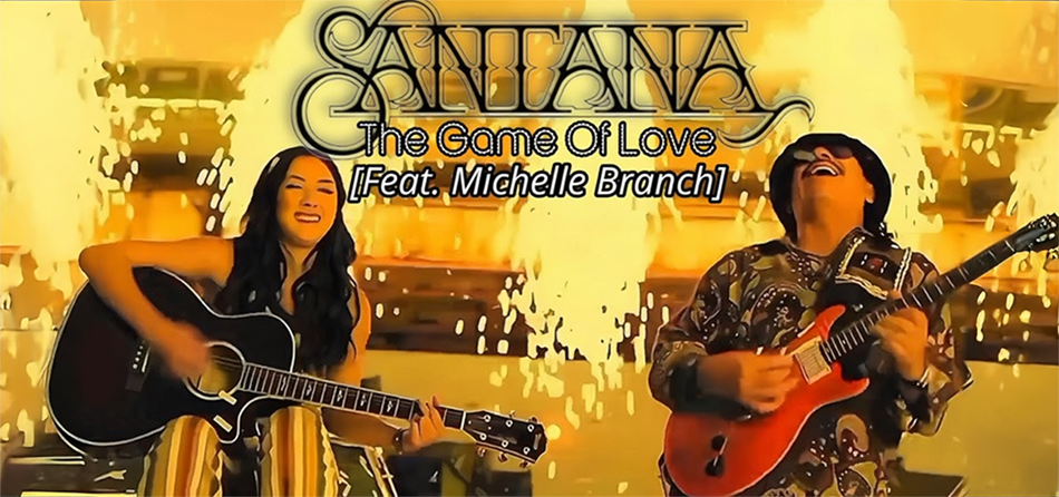 Carlos Santana e Michelle Branch